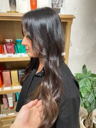 ロング 艶カラー/縮毛矯正 /髪質改善/はるたのヘアスタイル