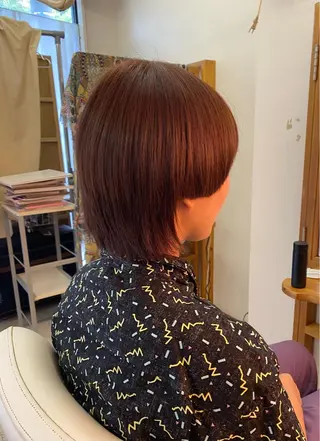 ショート カラー CRADLE Takeuchiのヘアスタイル