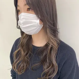 ロング カラー 細めハイライト🩶 ボブ/レイヤーカットのヘアスタイル