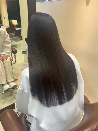 ロング 田中 月菜のヘアスタイル