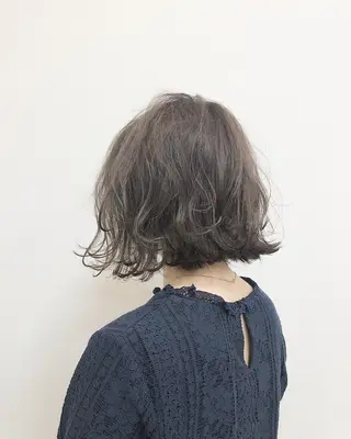 ショート レイヤー×縮毛矯正 深見 拓のヘアスタイル