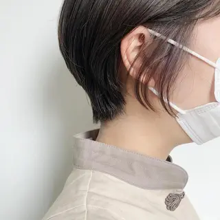 ショート カラー 韓国ヘア /男女❄️ 細江 美紅のヘアスタイル