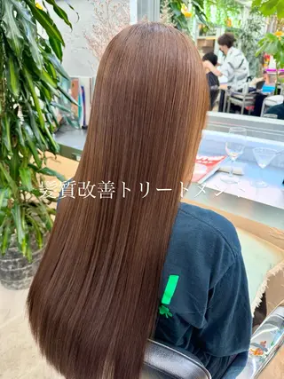 ロング 乾かすだけでサラ艶に /髪質改善西村涼太のヘアスタイル
