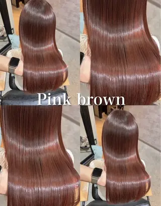 ロング カラー パーマ ONYX 表参道所属・表参道/ハイライト 髪質改善ストレートのヘアスタイル