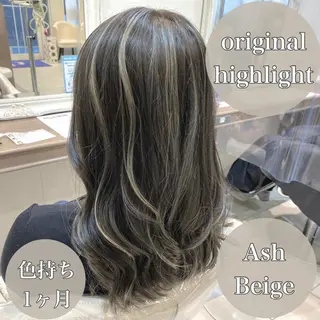 ロング カラー 横山 直輝のヘアスタイル