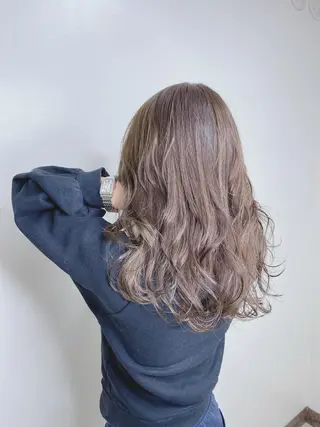 セミロング カラー AI 高田馬場店のヘアスタイル