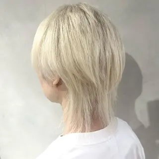 ショート カラー メンズ デザインカラー/パー マ🦖外岡咲希🦖のヘアスタイル