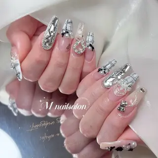 ネイル M🌷nail 長さだし専門店のネイルデザイン
