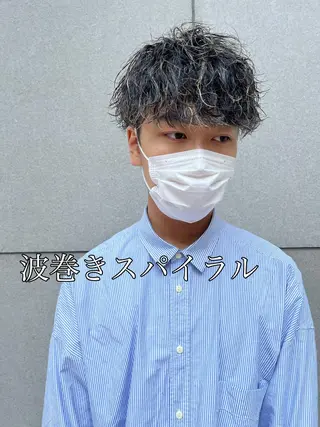 ショート パーマ メンズ 瀧野 翔吾【メンズ特化】のヘアスタイル