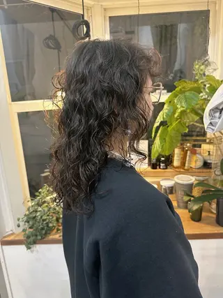 セミロング パーマ 【pejite】 Hinanoのヘアスタイル