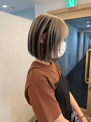 ロング カラー kakeru パーマ特化美容師のヘアスタイル