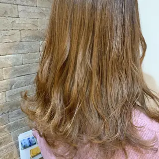 セミロング カラー HairDesign Azurのヘアスタイル
