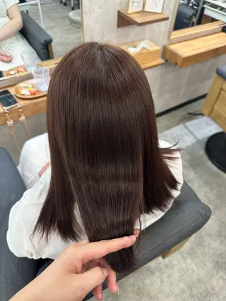 ミディアム MOURI CHISATOのヘアスタイル