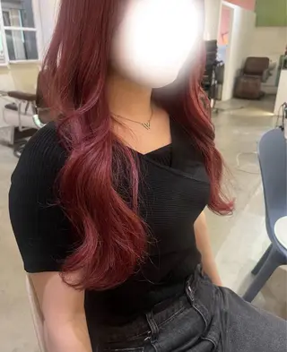 カラー 喜友名 ウララのヘアスタイル