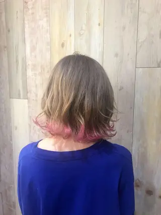 ミディアム カラー エリアNo.1カラー ⭐️hikaru⭐️のヘアスタイル