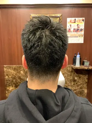 ショート メンズ ヒロ銀座 バーバーショップ神楽坂所属・ひらお あおとのヘアスタイル