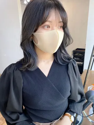 ミディアム カラー 🥣 hashi 🛋️のヘアスタイル