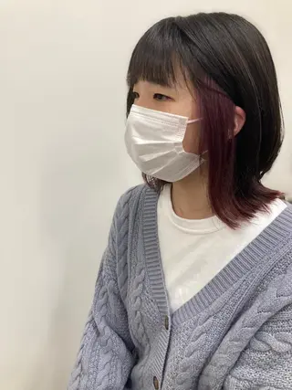 ミディアム 新田龍之輔 →メンズ／派手髪のヘアスタイル