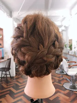 ヘアアレンジ 塔崎 りこのヘアスタイル