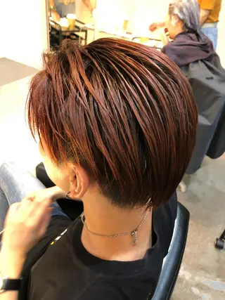 ショート カラー メンズ agee所属・伊藤 慶太のヘアスタイル