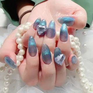 ネイル CC  NaNa ワンホンネイル🌙Nのネイルデザイン