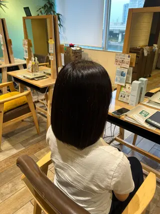 ミディアム カラー 時田 羽美のヘアスタイル