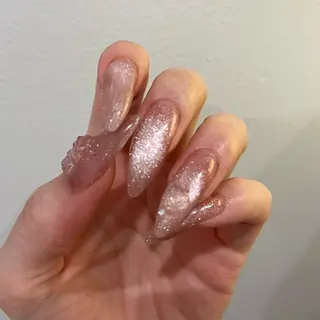 ネイル ワンホン/キラキラ ネイル💎yukaのネイルデザイン