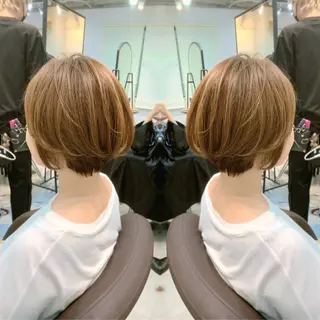 ショート カラー 前田 健太のヘアスタイル