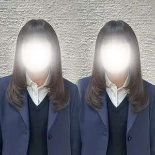 ロング ベージュ カラー🧸ゆいなのヘアスタイル