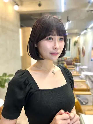 ショート カラー SALT WATER所属・🫐 𝐌𝐚𝐨 🫐似合わせcutのヘアスタイル