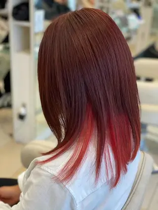 ロング カラー 増田 龍太のヘアスタイル