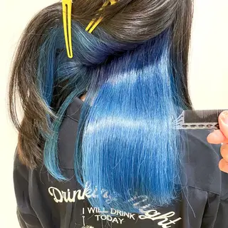 ミディアム カラー 縮毛矯正/髪質改善 /韓国風　山川春輝のヘアスタイル