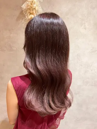 ロング カラー ZEAL SALON阿見店(ジールサロン)所属・KENTO 【茨城1の縮毛矯正】のヘアスタイル