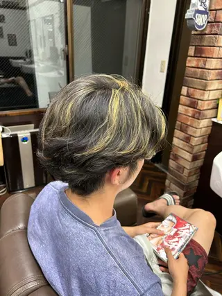 メンズ B.B.Cams西原店所属・無料モデル募集中‼️ 安座間💈のヘアスタイル