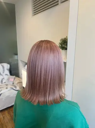 セミロング カラー 竹添 有梨沙のヘアスタイル