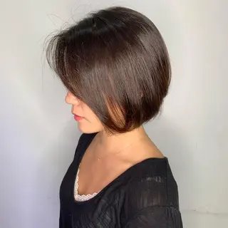 ショート カラー AMI ウルフパーマ/メンズのヘアスタイル