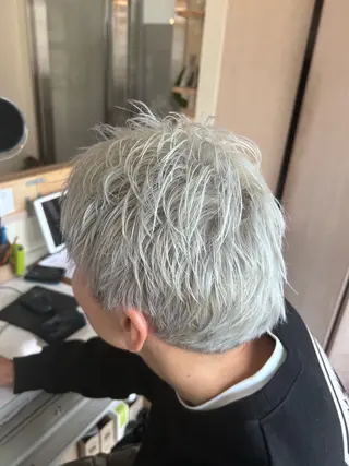 カラー メンズ 🍑暖色/ヘアセット NANOHA🍑のヘアスタイル