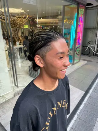 ミディアム カラー パーマ メンズ 【圧倒的センス】 まる/メンズカラーのヘアスタイル