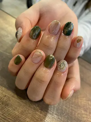 ネイル Cleo伏見店🌿 Momokaのネイルデザイン