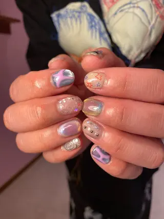 ネイル NICO nail　三軒茶屋店　ネイル＆アイラッシュ所属・oichan 𖦹°‧のネイルデザイン