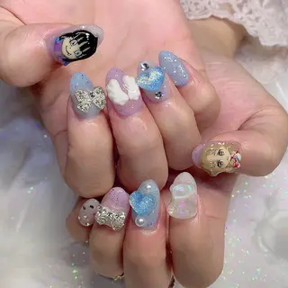 ネイル シェアサロンLei.g(レイジー)所属・3Dアートネイル💗 都築レナのネイルデザイン