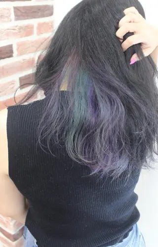 セミロング カラー 'amo所属・'amo eyelashのマツエク・マツパデザイン