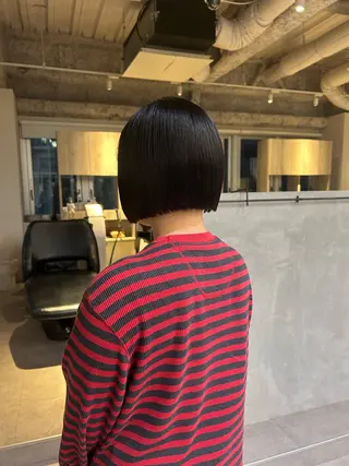 ミディアム MASHU chayamachi店所属・【梅田美容室】 似合わせカット サヤのヘアスタイル