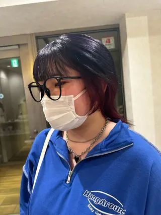 ミディアム カラー デザインカラー🎨 下北沢 / 磯部のヘアスタイル