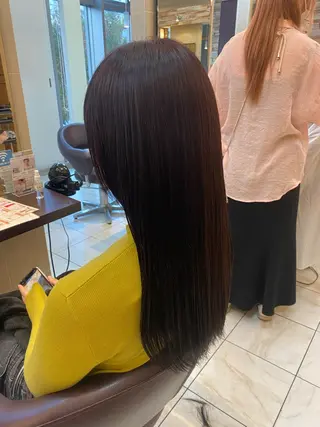 ロング ⭐️透明感カラー/ パーマ⭐️宮野翔のヘアスタイル