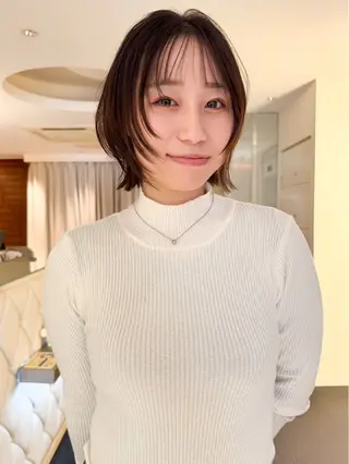 ショート モデル募集/山田蓮/ レイヤーボブのヘアスタイル