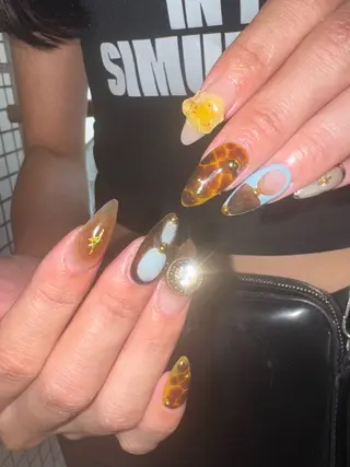 ネイル MITSUKI🪡 海外/個性派/ロングのネイルデザイン