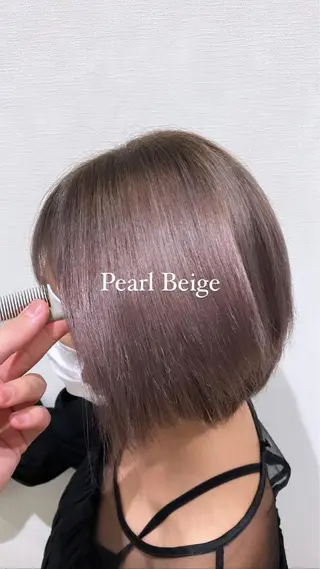 ショート _WHITE難波店[アンダーバーホワイト]所属・艶カラー/髪質改善 /韓国風/中村嘉秀のヘアスタイル