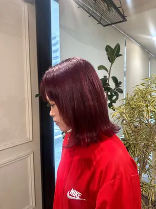 ミディアム カラー 【yate'】 Noanのヘアスタイル