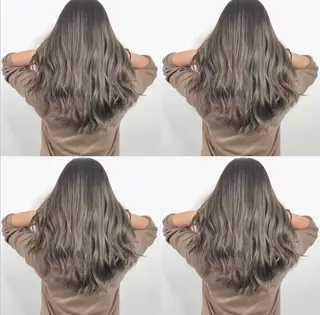 ロング カラー ヘアアレンジ AHNKISM AHNKISMのヘアスタイル